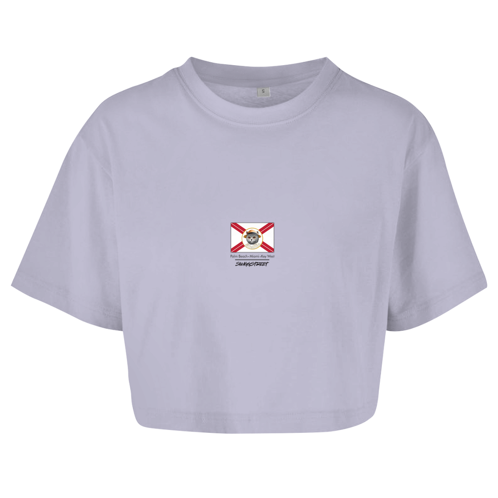 Oversize Crop Top "Fitzroy Florida" - SnuggStreet