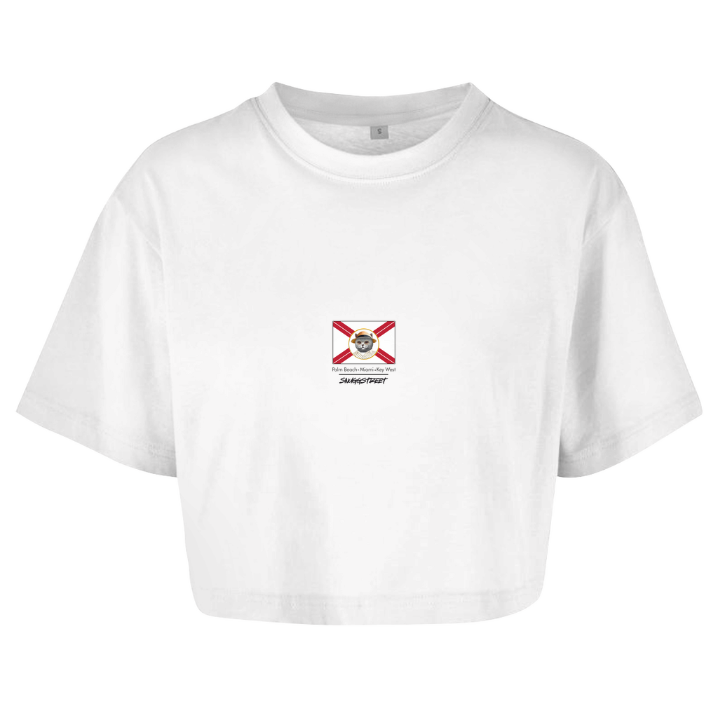 Oversize Crop Top "Fitzroy Florida" - SnuggStreet