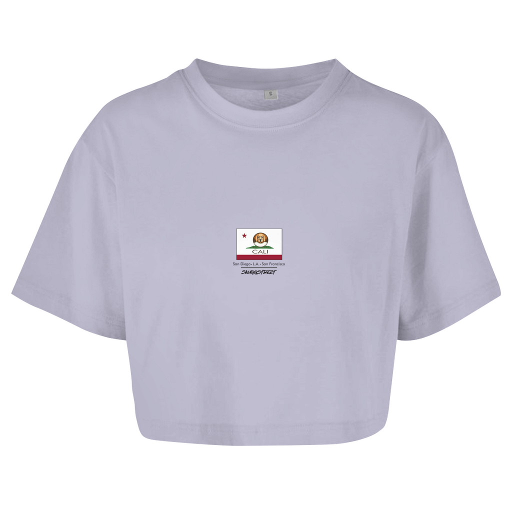 Oversize Crop Top "Flash Kalifornien"