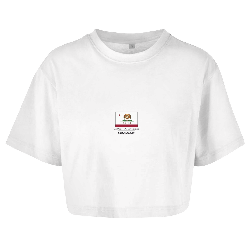 Oversize Crop Top "Flash Kalifornien"